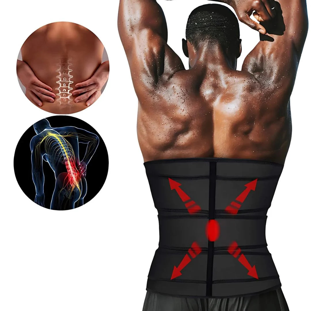 Waist Trainer Belt Triple Compression Breathable Neoprene Adjustable Fit