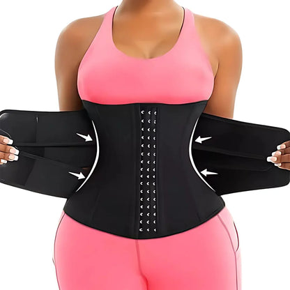 Waist Trainer Belt Triple Compression Breathable Neoprene Adjustable Fit