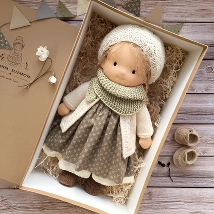 Waldorf Doll Soft Cotton Exterior Wool Filling
