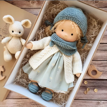 Waldorf Doll Soft Cotton Exterior Wool Filling