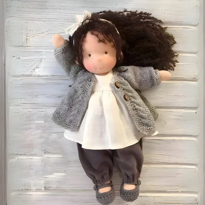 Waldorf Doll Soft Cotton Exterior Wool Filling
