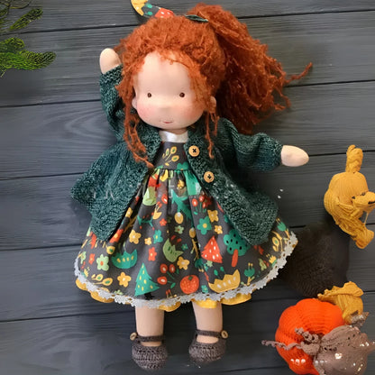 Waldorf Doll Soft Cotton Exterior Wool Filling