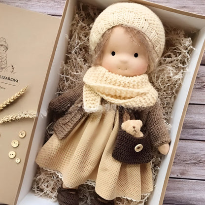 Waldorf Doll Soft Cotton Exterior Wool Filling