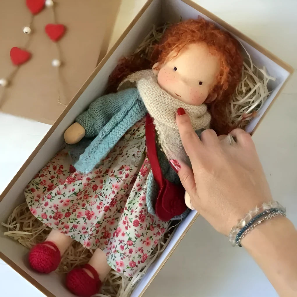 Waldorf Doll Soft Cotton Exterior Wool Filling