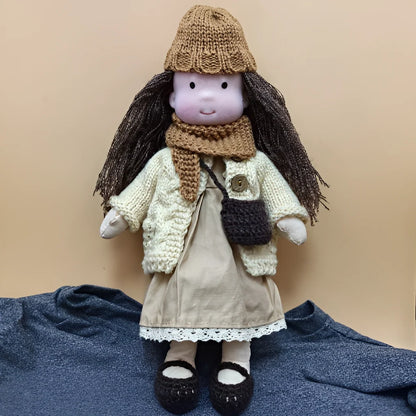 Waldorf Doll Soft Cotton Exterior Wool Filling