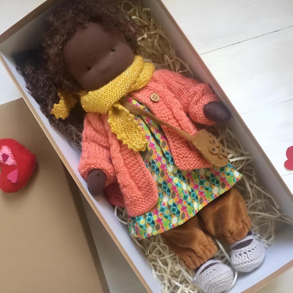 Waldorf Doll Soft Cotton Exterior Wool Filling