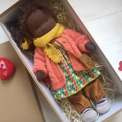 Waldorf Doll Soft Cotton Exterior Wool Filling