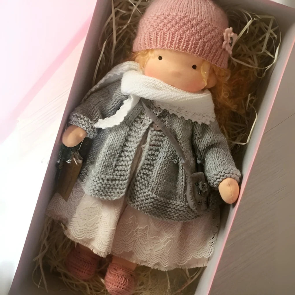 Waldorf Doll Soft Cotton Exterior Wool Filling