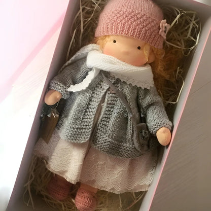 Waldorf Doll Soft Cotton Exterior Wool Filling