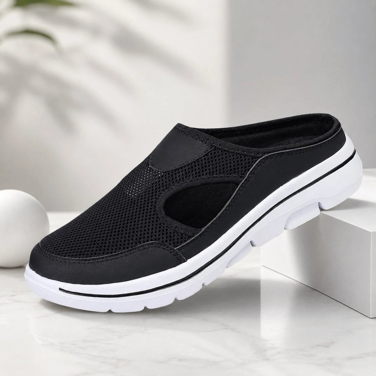 Walking Shoe Slip-On Breathable Cushioned Non-Slip