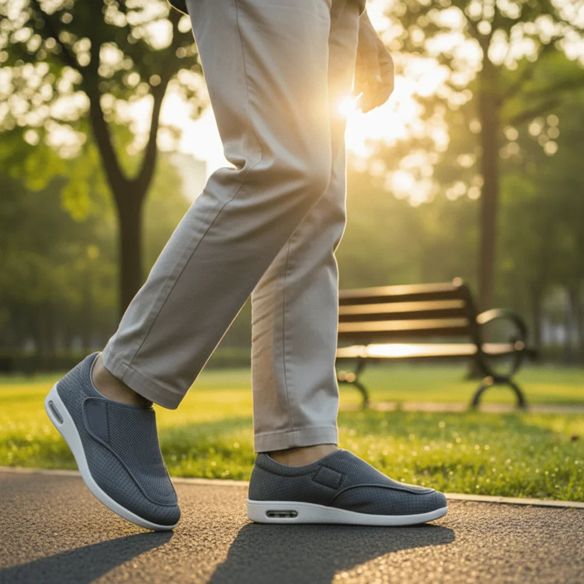 Walking Shoes Extra-Wide Fit Memory Foam Seamless Interior