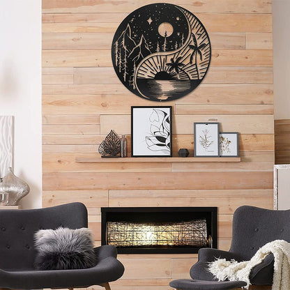 Wall Art Black Metal Tree Of Life