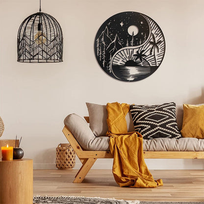 Wall Art Black Metal Tree Of Life