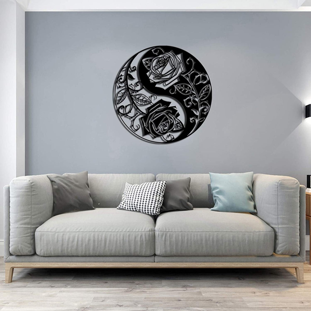 Wall Art Black Metal Tree Of Life