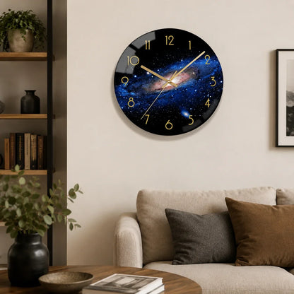Wall Clock Artistic Design 12-Inch Acrylic & Plastic