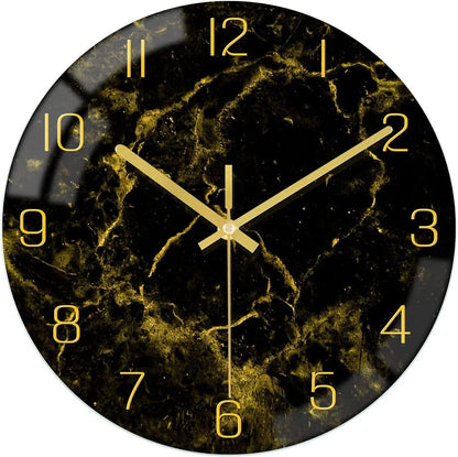 Wall Clock Artistic Design 12-Inch Acrylic & Plastic
