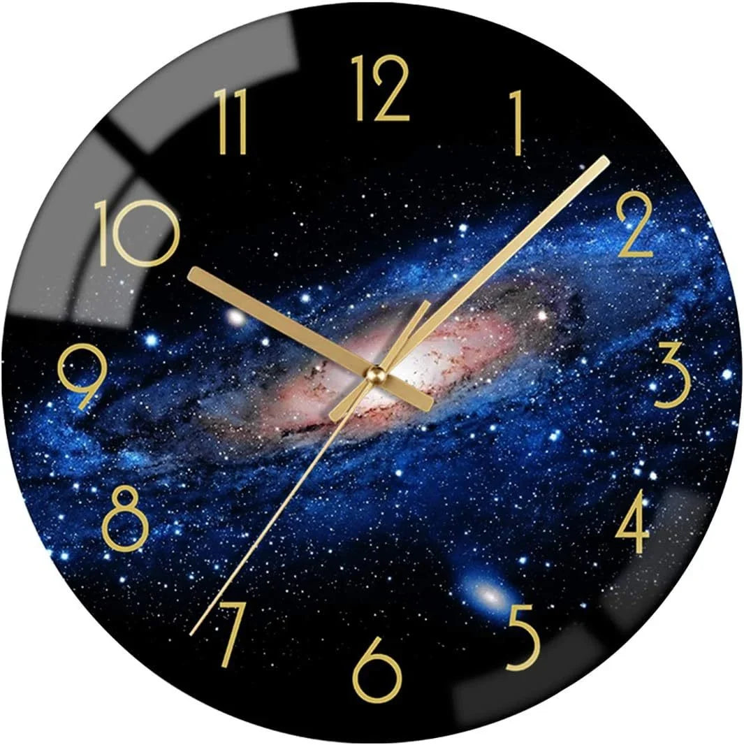 Wall Clock Artistic Design 12-Inch Acrylic & Plastic