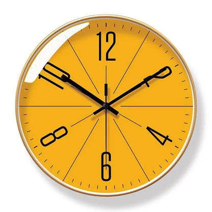 Wall Clock High Contrast Dial Silent Quartz