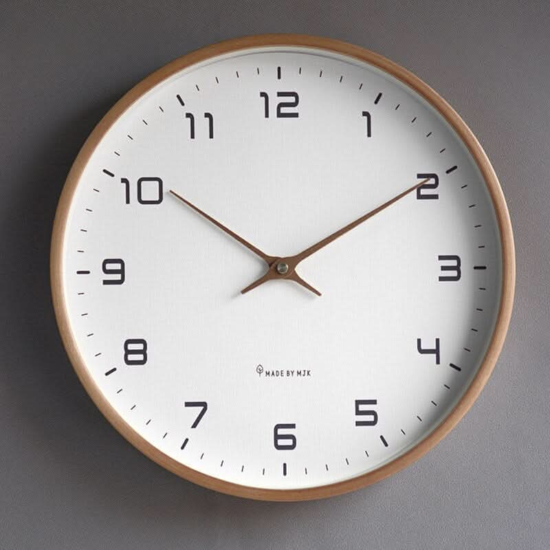 Wall Clock Scandinavian Minimalist Silent Sweep