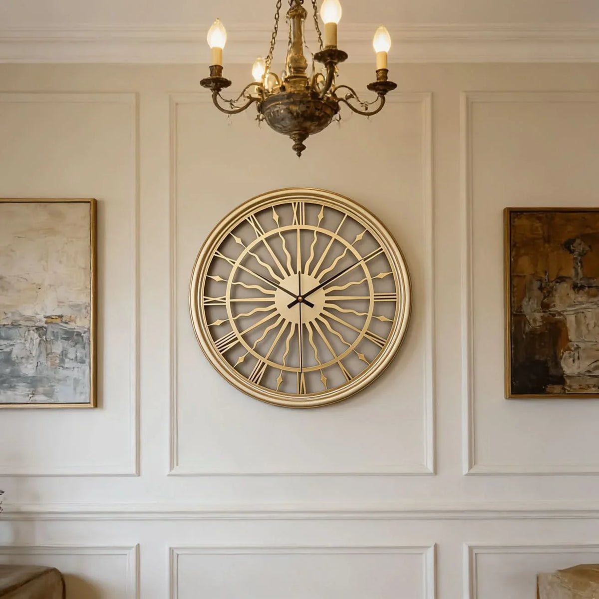 Wall Clock Silent Mechanism 3D Iron Design