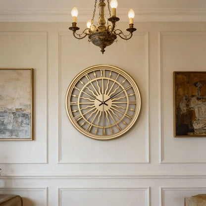 Wall Clock Silent Mechanism 3D Iron Design