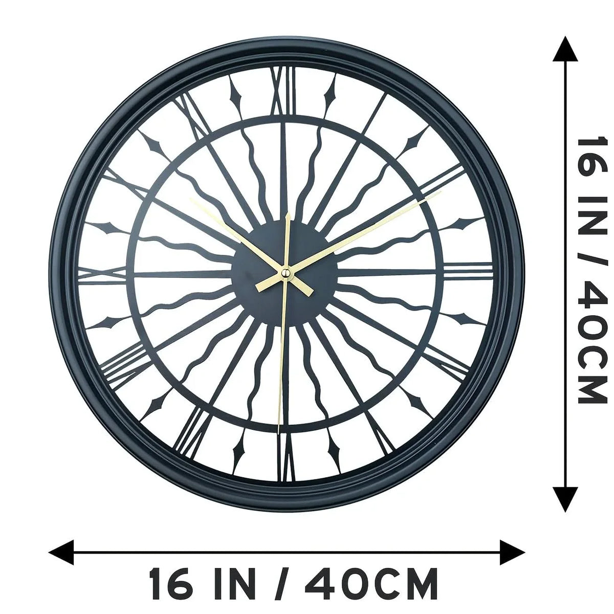 Wall Clock Silent Mechanism 3D Iron Design