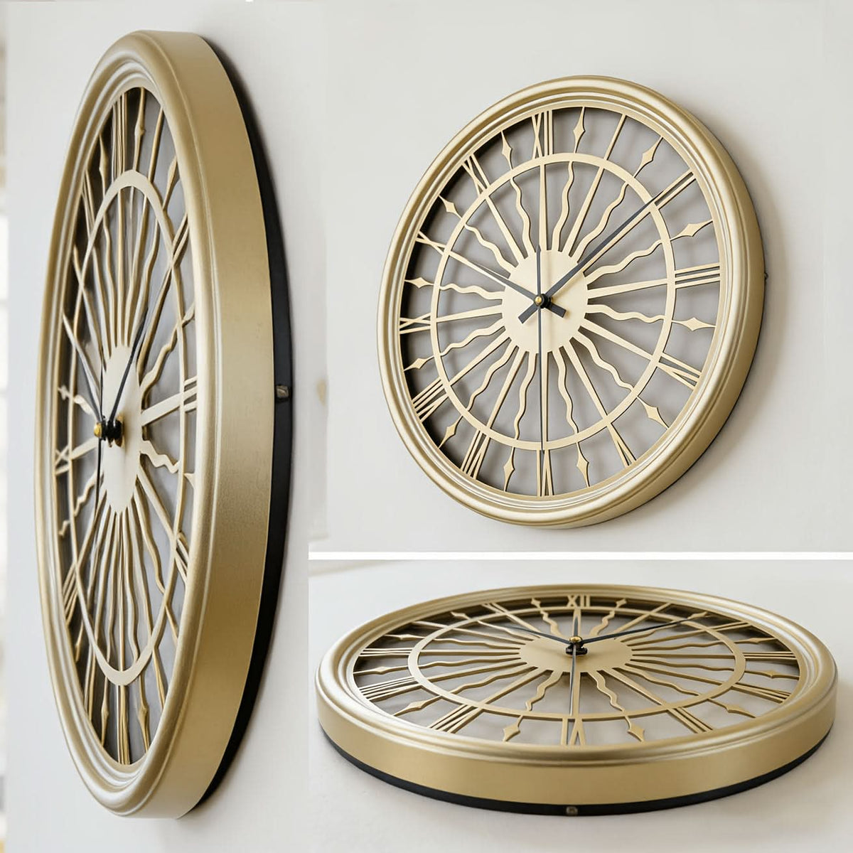 Wall Clock Silent Mechanism 3D Iron Design