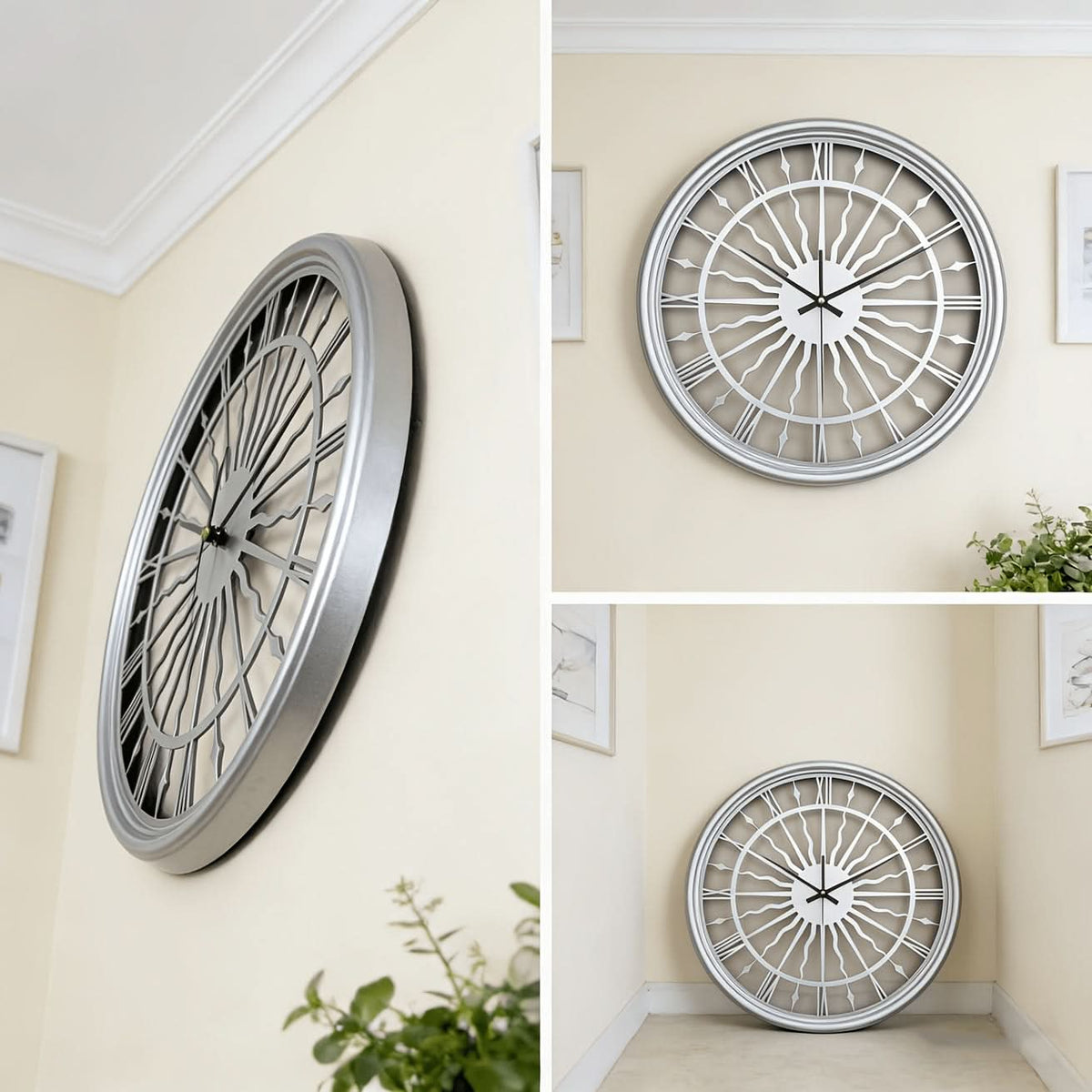 Wall Clock Silent Mechanism 3D Iron Design