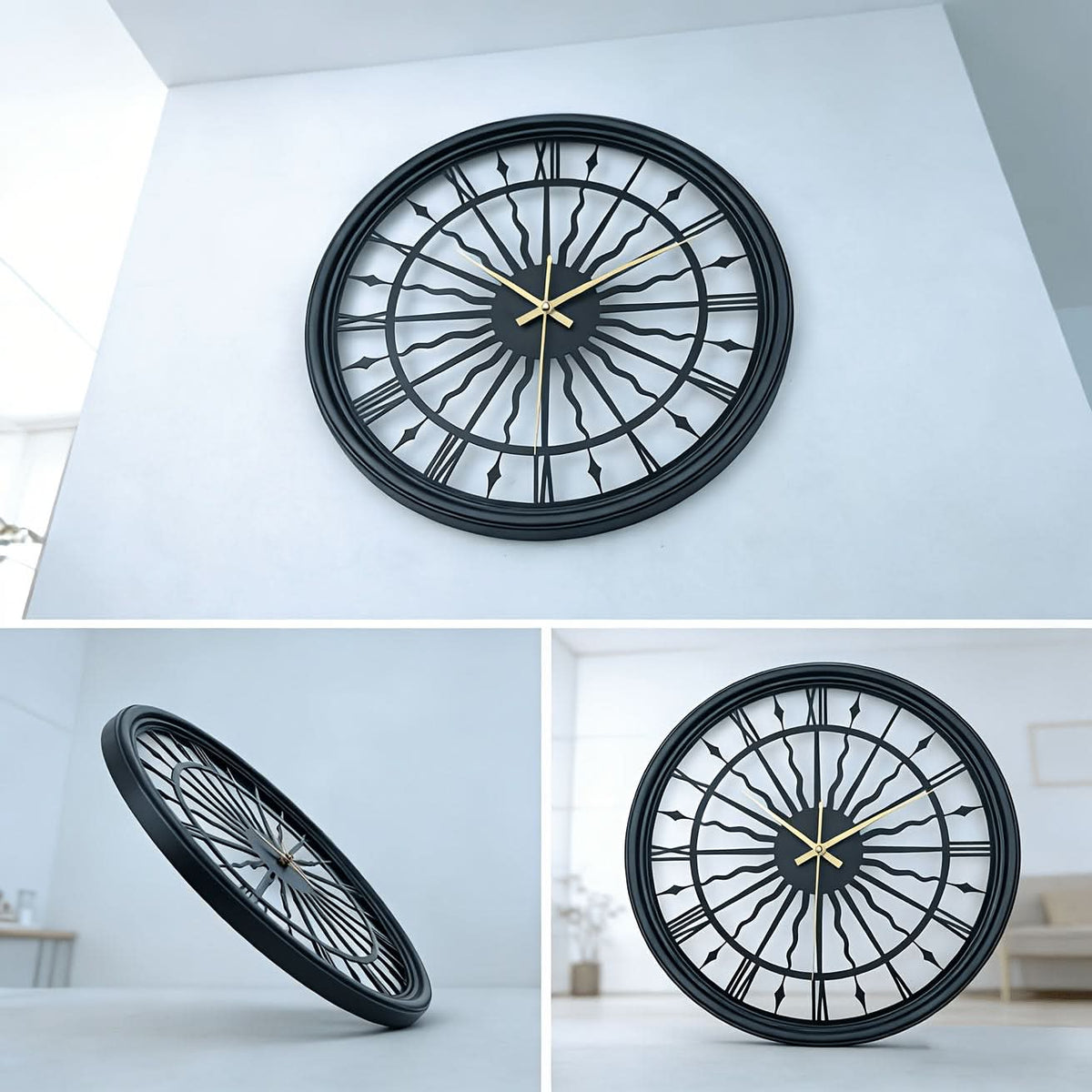 Wall Clock Silent Mechanism 3D Iron Design