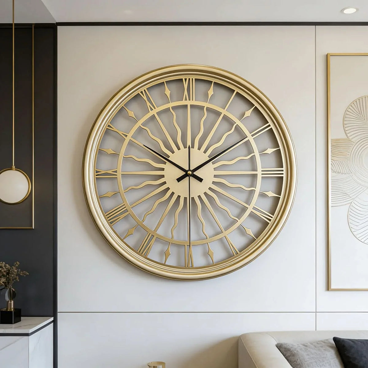 Wall Clock Silent Mechanism 3D Iron Design