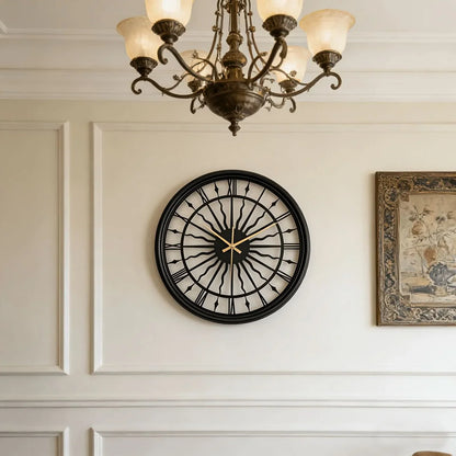 Wall Clock Silent Mechanism 3D Iron Design