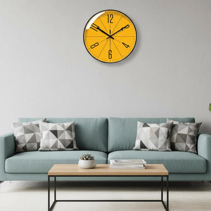Wall Clock Silent Quartz Easy-To-Read Numerals