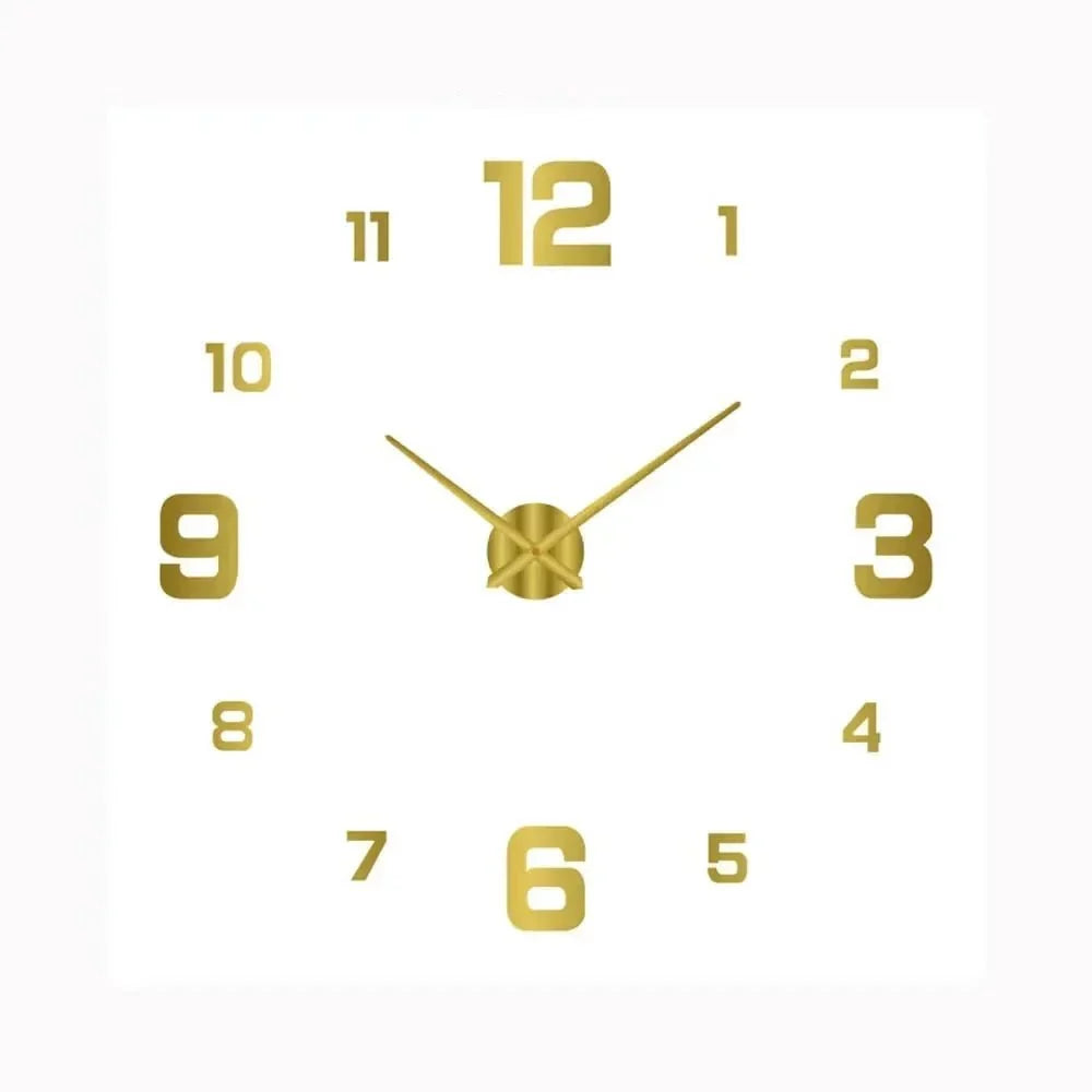 Wall Clock Silent Quartz Movement Minimalist Dial 11.8-Inch
