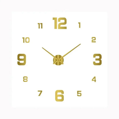 Wall Clock Silent Quartz Movement Minimalist Dial 11.8-Inch