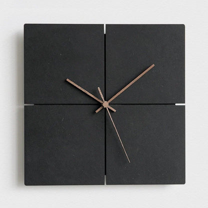 Wall Clock Silent Quartz Movement Modern Minimalist Design 11.8-Inch