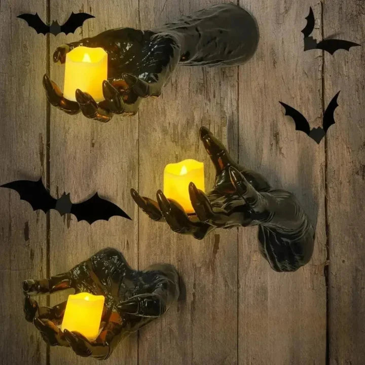Wall Decoration Realistic Hand Candle Holder