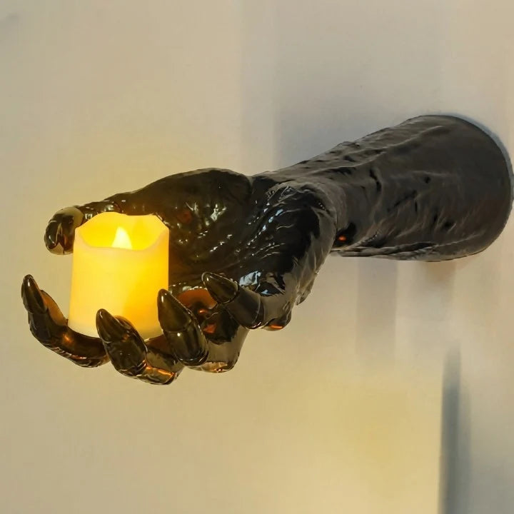 Wall Decoration Realistic Hand Candle Holder