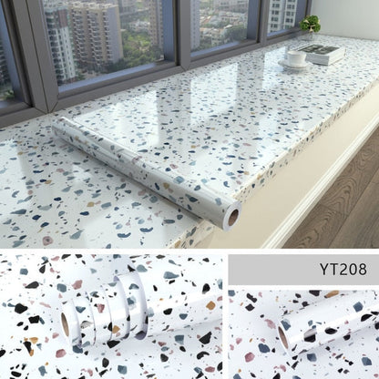 Wall Film Self-Adhesive 3D Marble Waterproof & Mold-Resistant