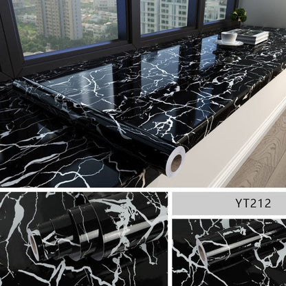 Wall Film Self-Adhesive 3D Marble Waterproof & Mold-Resistant