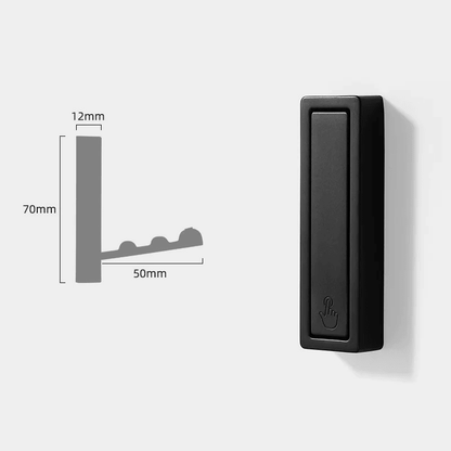 Wall Hook Fold-Flat Solid Metal Space-Saving