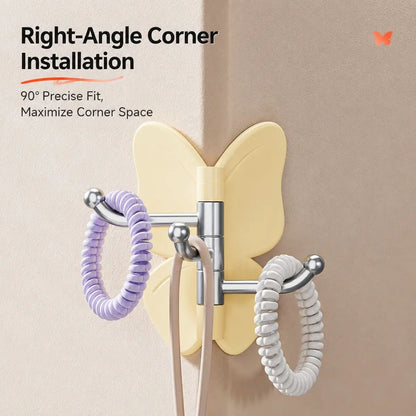 Wall Hook Rotatable Butterfly Drill Free