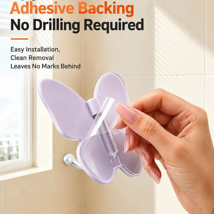 Wall Hook Rotatable Butterfly Drill Free