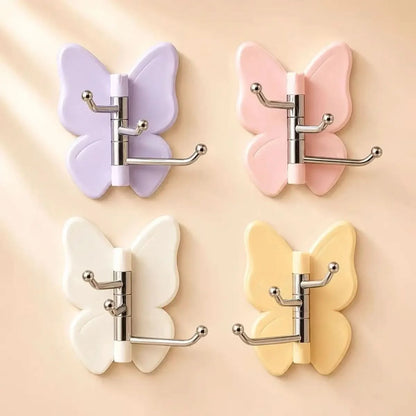 Wall Hook Rotatable Butterfly Drill Free
