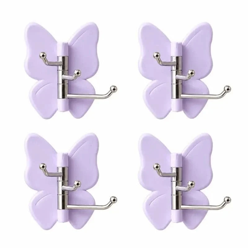Wall Hook Rotatable Butterfly Drill Free