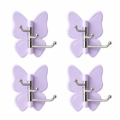 Wall Hook Rotatable Butterfly Drill Free