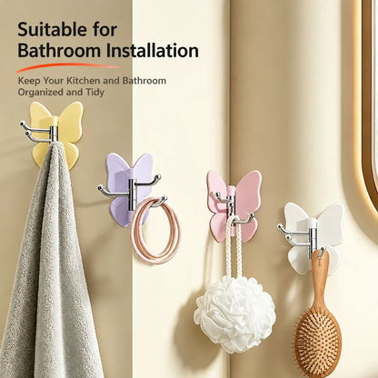 Wall Hook Rotatable Butterfly Drill Free