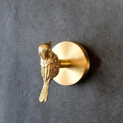Wall Hook Solid Brass Animal Head