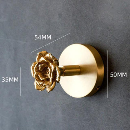 Wall Hook Solid Brass Animal Head