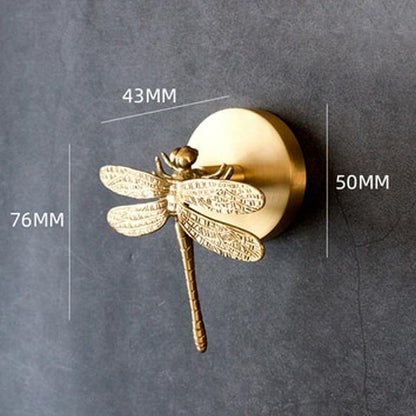 Wall Hook Solid Brass Animal Head