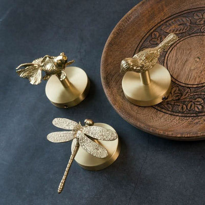 Wall Hook Solid Brass Animal-Inspired Design Space-Saving